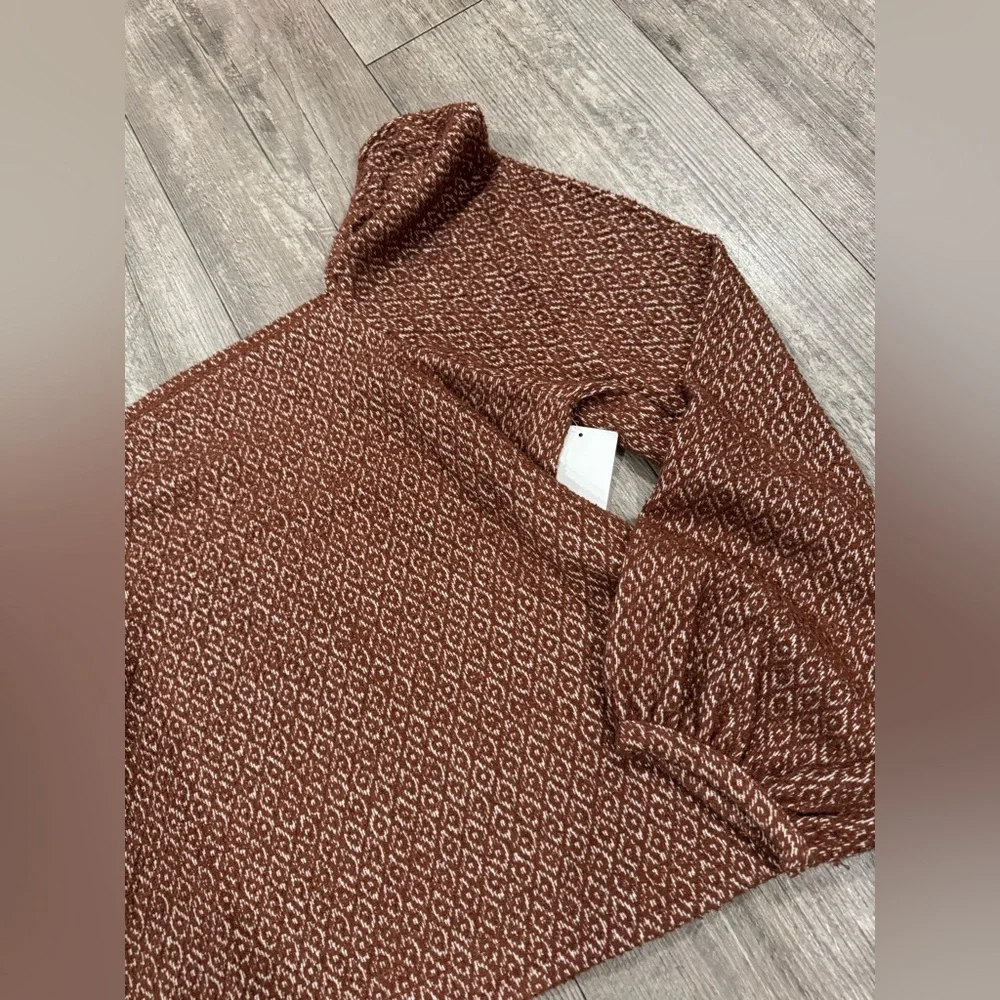 Madewell Geometric Brown Blouse